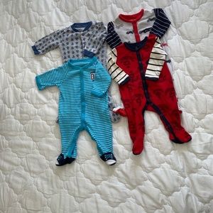 Petit Lem and Carters 3 Months Coveralls Onesie